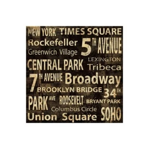 Stampa su Tela su Carta Poster o Quadro Wilson Luke NY - Picture 1 of 2