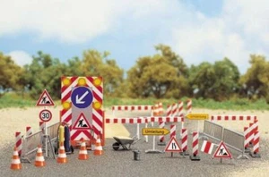 Busch 6048 - Obra de construcción del conjunto de motivos 1/87 / H0 - Nuevo - Imagen 1 de 1