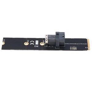 M.2 M Key to SFF-8643 Adapter for NVMe SSD 2260/22110/2280/Interface - Picture 1 of 8