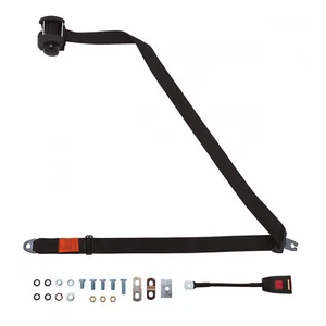 Front Automatic Seat Belt For Sunbeam Alpine Mk2 Sports 1963-1967 Black - Picture 1 of 8