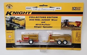 Knight 3030 Reel Auggie TMR Mixer & 8018 Protwin Manure Spreader By Norscot 1/64 - Picture 1 of 16