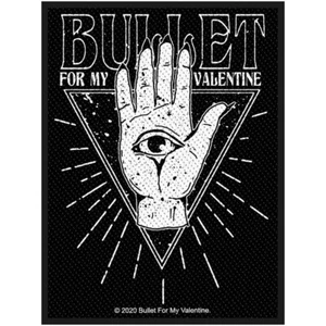 BULLET FOR MY VALENTINE ALL SEEING EYE 10CM X 7CM SEW ON WOVEN PATCH OFFICIAL - Picture 1 of 6