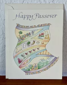 Vintage Renaissance "Happy Passover" Greeting Card - Picture 1 of 3