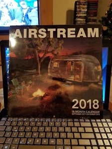 Airstream 2018 Wall Calendar - 16 MONTHS FROM SEPTEMBER 2017 to DECEMBER 2018 - Picture 1 of 1