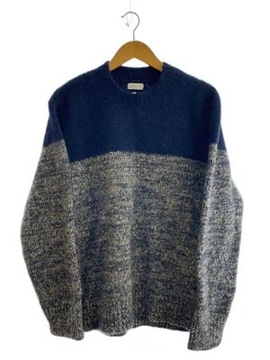 DRIES VAN NOTEN Malha e Suéter (Grosso) L Alpaca Azul Marinho Simples Usado - Imagem 1 de 4