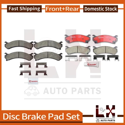 Brembo 8 Front Rear Brake Pad Fits 2007 Chevrolet Silverado 1500 HD Classic - Image 1 of 4