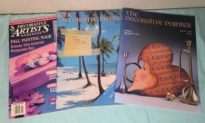 The Decorative Painter Magazine Issue 1 1992, No. 2 1981, Dec... Artists Oct 93 - Image 1 of 4