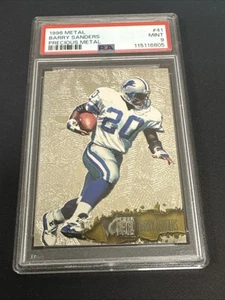 BARRY SANDERS 1996 FLEER SKYBOX PRECIOUS METAL #41 PM PSA 9 - Picture 1 of 2