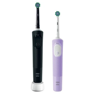 Oral-B Elektrische Zahnbürste - Vitality Pro + 2. Handstück - Black/Lilac Mist - Bild 1 von 4