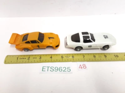 Vintage Bachmann Corvette & Porche PARTS 1:32 Scale Slot Cars Supertrax  READ!! - Image 1 of 4
