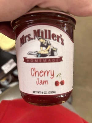 Amish Cherry Jam Mrs Millers ... Homemade Right From Amish Country🔥🔥 - image 1 of 3