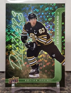 2024-25 Upper Deck Series 2 - Brad Marchand - Dazzlers Green #DZ-79 - Picture 1 of 2