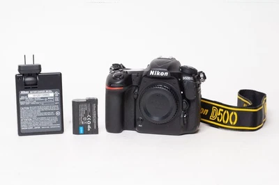 Mint Nikon USA D500 only 25,230 shots, strap, battery & charger tested D 500 - Image 1 of 4