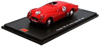 1:43 Spark Triumph Tr2 #5 Winner Macau Gp 1954 E.Carvalho Red SA060 Modellino - Immagine 1 di 2