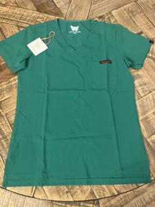 Neu mit Etikett Monarch Uniform smaragdgrünes Scrub-Top dehnbare Scrubs Damen Small A57 - Bild 1 von 8