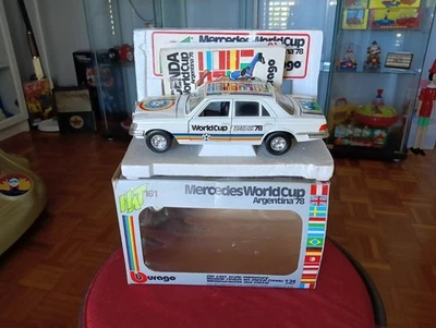 BURAGO 1/24  MERCEDES 450 SEL WORLD CUP ARGENTINA '78 CON AGENDA. 0161 - Immagine 1 di 4