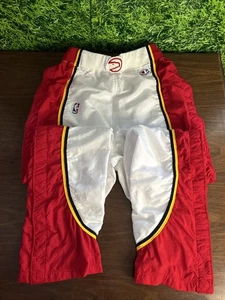 1992-93 Atlanta Hawks Morlon Wiley Game Worn Warm-Up Pants Champion 36+1+33 - Picture 1 of 5