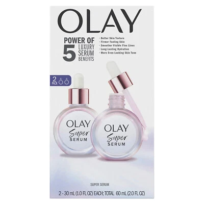 (2 pack) Olay Super Serum 5-in-1 Anti-Aging Face Serum - Image 1 of 4