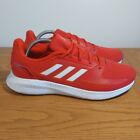Adidas Run Falcon 2.0 Trainers UK Size 10 Red White Shoes Sneakers Used 