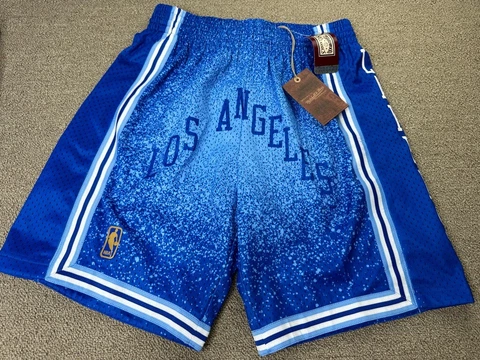 Mitchell & Ness Re-Take Gradient NBA Swingman Shorts 1996 LA Lakers Men’s Size M Cover