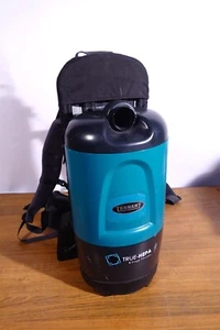 Commerical Backpack Vacuum Cleaner 6 Quart Tennant V-BP-6B Battery Vac HEPA - Picture 1 of 8
