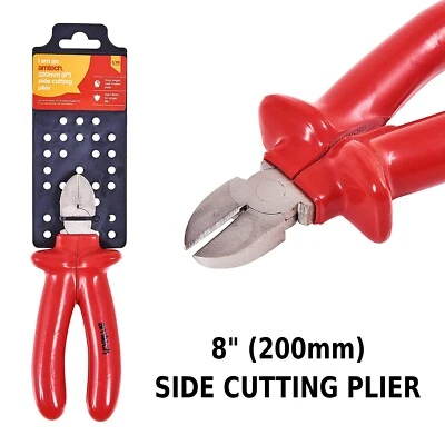 Amtech 20.3cm (200mm) Seite Schneiden Zange Seitenschneider Draht Kabel Stripper - Bild 1 von 4