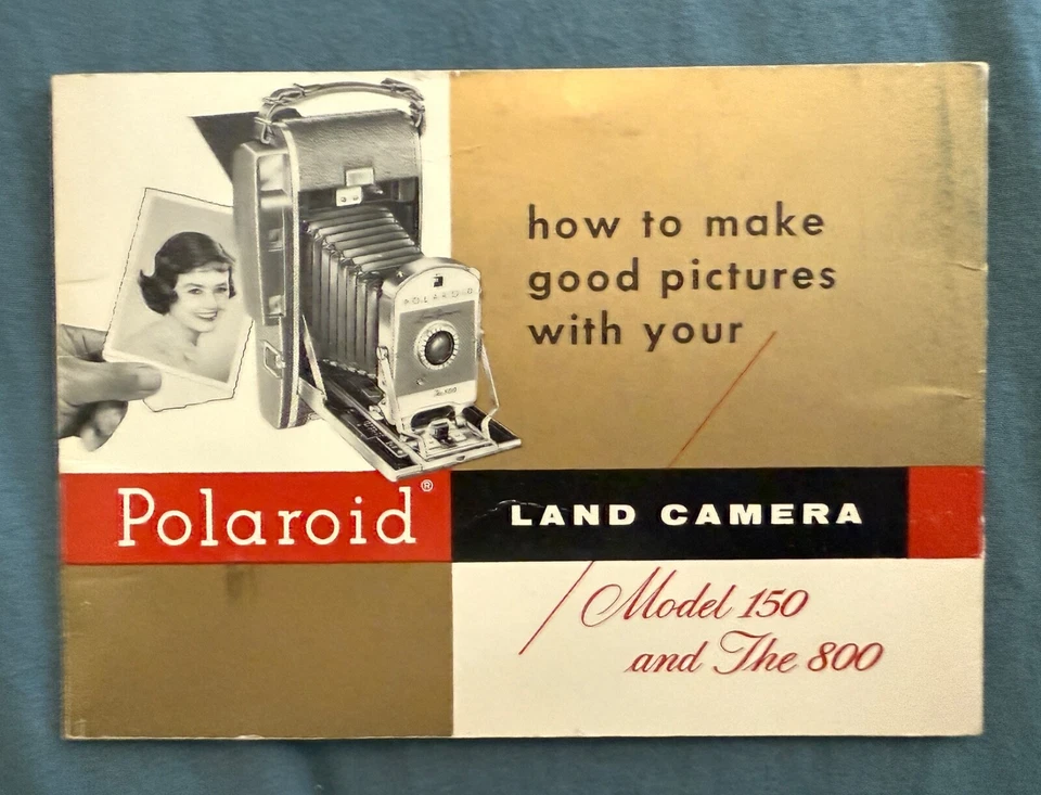 Cámara terrestre Polaroid vintage modelo 150 y manual 800 hacer buenas fotos Foto 1 de 1