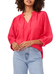 Blusa Vince Camuto Cuello Dividido Defecto (punto en la espalda) Rosa Talla S 3157 - Imagen 1 de 1