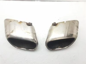 2009 ON MK8 X351 JAGUAR XJ EXHAUST 2x TAILPIPE COVERS 3.0 DIESEL - Picture 1 of 15