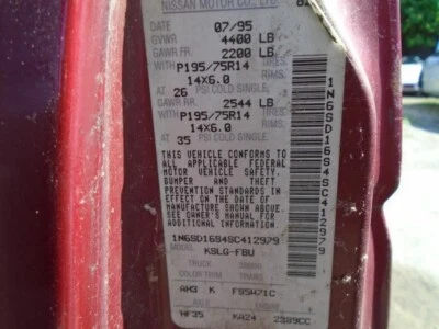 Windshield Wiper Motor Fits 94-97 NISSAN PICKUP 1634301 - Image 1 of 4