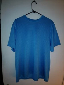 Men's Activewear Shirt Blue Size L/XL - Picture 1 of 3