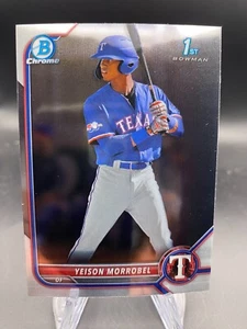 Yeison Morrobel - 1st Bowman - 2022 Bowman Chrome - TEXAS RANGERS - Picture 1 of 2