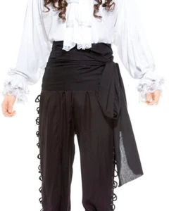 ADULT PIRATE JACK SPARROW CARIBBEAN MEDIEVAL COSTUME SASH BELT 12' LONG LARGE - Picture 1 of 11