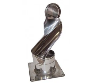 Self Adjustable Chimney Cowl with Top Plate Duct Cap with Base Stove Tube Cover - Picture 1 of 4
