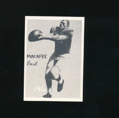 1955 All American Sports Club #146 Ken Macafee rookie rc  NM or better hand cut - Image 1 of 2
