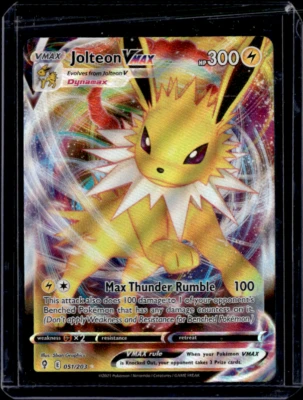 Pokemon Card - Jolteon VMAX 051/203 Swsh07: Evolving Skies Ultra Holo Rare - Image 1 of 2
