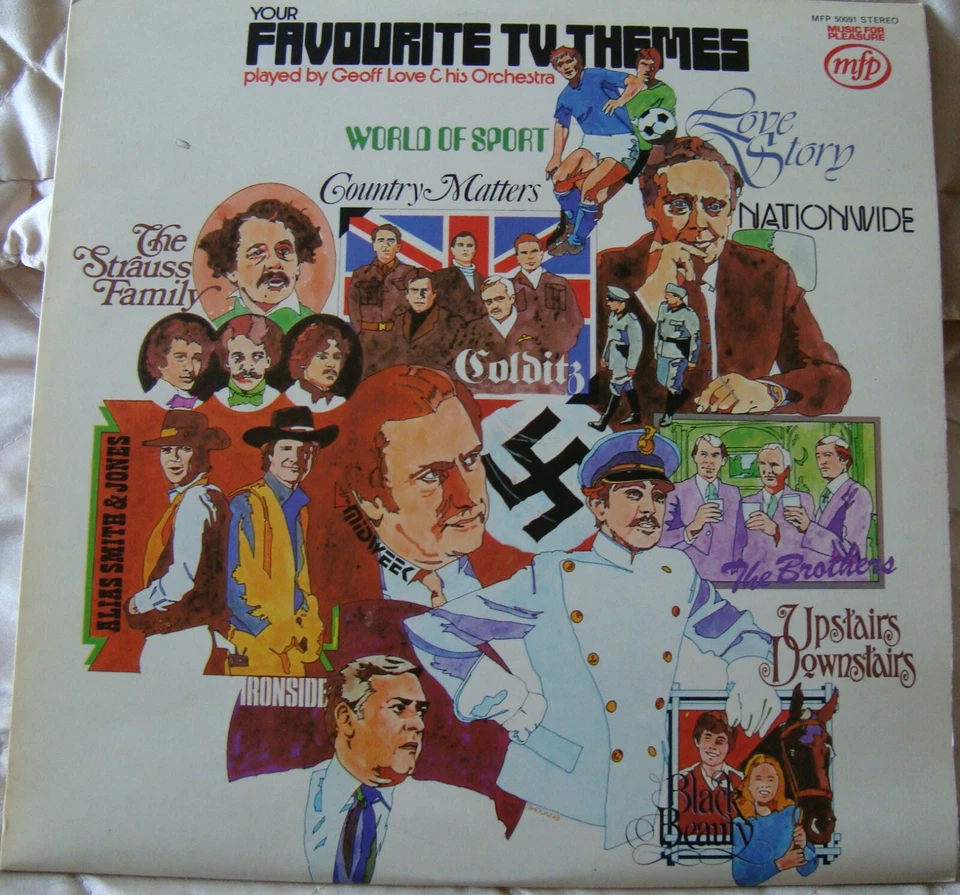 GEOFF LOVE & HIS ORCH    YOUR TOP TV THEMES    VINYL 12" LP    MFP 5272 Foto 1 de 1