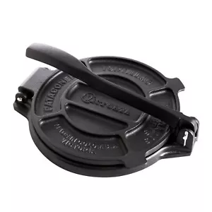 Victoria Cast Iron Tortilla Press, and Roti Maker, Made in 8", Black - Picture 1 of 7