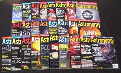 ASTRONOMY MAGAZINE LOT - 26 issues 2015 - 2018 - Very Good - Fine - Image 1 of 4