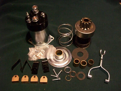 Delco Remy 1107871 20MT Kit de reconstrucción de arranque Solenoide y accionamiento John Deere 310 350C Foto 1 de 4