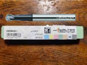 Neuer WALTER Prototyp VHM-Radiuskopierfräser Ø 6/1mm H8006428-1 Protostar ULTRA - Bild 1 von 1