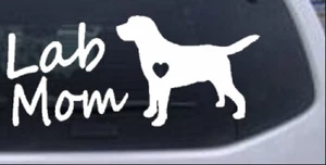 Lab Mom Labrador Retriever Dog Car or Truck Window Laptop Decal Sticker 8X3.6 - Picture 1 of 33