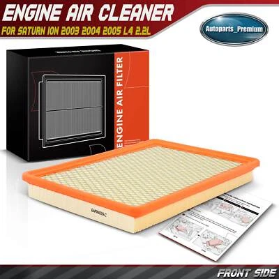 New Engine Air Filter for Saturn Ion 2003 2004 2005 L4 2.2L 22679620 Cellulose - Image 1 of 4