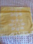2 Vintage Yellow Cannon Royal Family Hand Towels