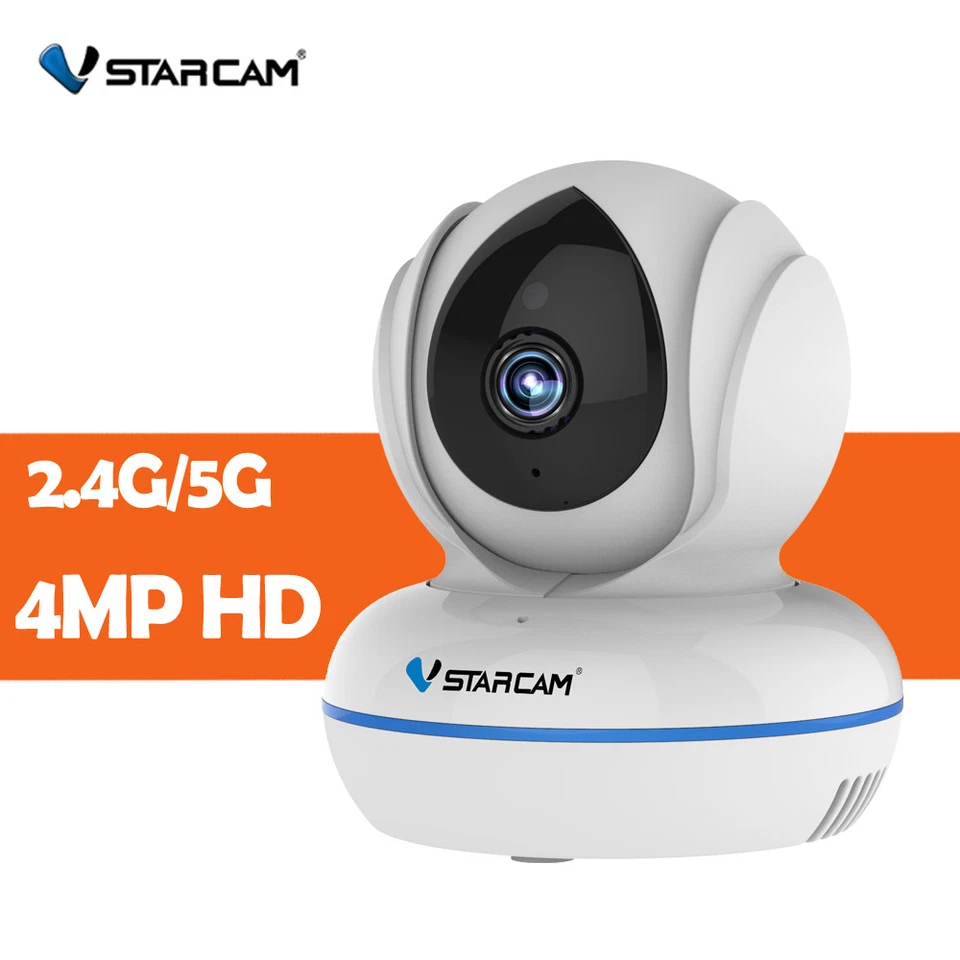 Vstarcam C22Q 4MP WiFi H.265 Pan/Tilt Surveillance Security Camera Baby Monitor - Image 1 of 4