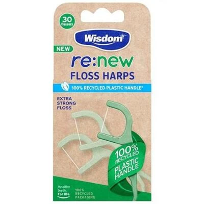 Wisdom re:new Floss Harps - Pack Of 30 Harps