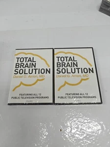 Total Brain Solution Vol 1 and 2 DVD LOT Amen Clinics - Picture 1 of 1