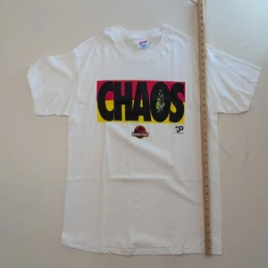 Vintage Jurassic Park 1993 Shirt Chaos Large - Picture 1 of 7