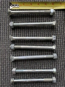 7 Schlittenschrauben & Muttern 6 Zoll - Bild 1 von 3