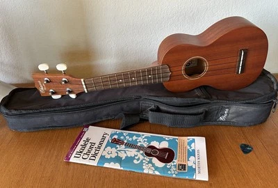 Ohana SK-10 Soprano Ukulele, Natural Finish, With Case And Chord Booklet - Image 1 of 4